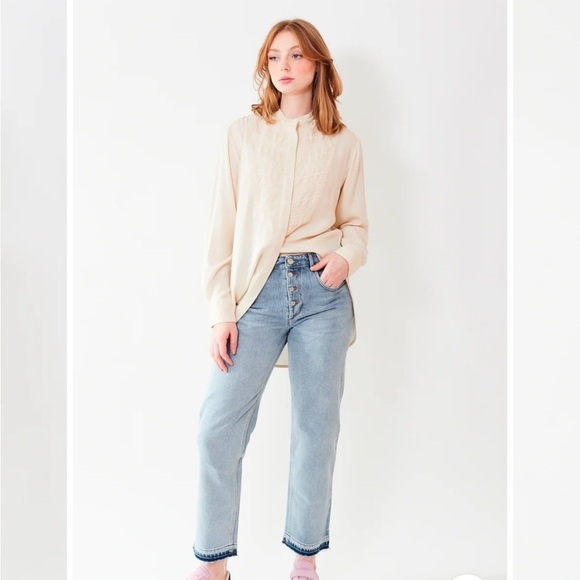 ISABEL MARANT ÉTOILE Britten Blouse in Ecru 🤍 BRAND NEW with Tags - Picture 10 of 16